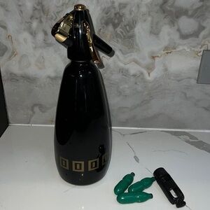 Vintage Sparklets BOC Hostmaster MK3 Ceramic Glass 1L Syphon with pistons